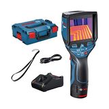 Die Grup Bosch Professional Gtc 400 C Termal Kamera (12 Volt, 1 x 2.0 Ah Akü, Şarj Cihazı, Ölçüm Aralığı: -10 °c ile +400 °c Arası; L-Boxx Çanta) - 0- Koyu Mavi