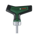 Die Grup Bosch T Saplı Tornavida Ucu (Yüksek Torklu Cırcır; 36 Dişli Dişli; Maksimum Tork 46 Nm; Manyetik Uç Tutucu; 1/4 Inç; Ergonomik T Sap Şekli, Yumuşak Tutuş)