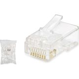 Die Grup Cat5 Konnektör RJ45 100LÜ Paket Şeffaf HDX5007