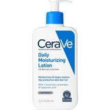 Die Grup Cerave Daily Moisturizing Lotion For Dry Skin, Body Lotion & Face Moisturizer With Hyaluronic Acid And Ceramides, Daily Moisturizer, Fragrance Free, Oil-Free, 12 Ounce