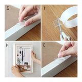 Die Grup Çift Taraflı Nano Bant - Süper Güçlü Şeffaf Bant, 2 cm x 3 Metre