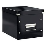 Die Grup Click & Store Orta Boy Küp Saklama Kutusu 61090095, Siyah, Metal Kulplu, 260X240X260 mm