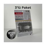 Die Grup Çok Amaçlı Cep Kartı Toolcard 28 Fonksiyonlu Paslanmaz Çelik - Cıvata Anahtarı, Tornavida, Bisiklet Jant Anahtarı, Tornavida, Çakı, Kapak Açar, Kablo Sıyırıcı, Kamp Surl Kit (3'lü Paket)