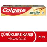 Die Grup Colgate Misvak Özlü Anti Çürük Diş Macunu 75 ml - 00-Siyah - Beyaz