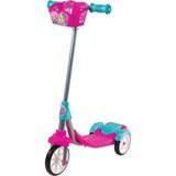 Die Grup Cool Wheels Furkan Toys 3 Tekerlekli Çocuk Scooter Frenli Sepetli Kız Modeli Pembe
