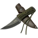Die Grup Crkt Scrub Fixed 2712 Bk Siyah Kamp / Outdoor Bıçak 22,5cm - Ipli Sap, Deri Kılıflı