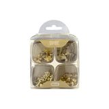 Die Grup Cubbie Premium 4'lü Kutu Ataş Raptiye Seti, Gold - 41 Delft Blue