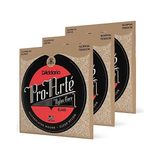 Die Grup D'addario 3'lü Paket, Klasik Gitar Tel Seti, Pro-Arte, Sılve - 3 Renk Sunburst