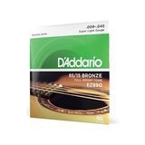 Die Grup Daddario EZ890 Akustik Gitar Tel Seti, 85/15 Bronze, Super Light - 3 Renk Sunburst