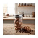 Die Grup Deconox 450ML Vakumlu Metal Kapaklı Borosilikat Cam Kavanoz (8.5CM*12CM) 1 Adet