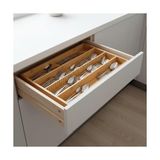 Die Grup Deconox Bambu Çekmece Içi Düzenleyici (37.5X25X4 Cm) | 4 Bölmeli, Hareketli Ayırıcılar | Kaşıklık, Dikiş, Ofis ve Mutfak Organizeri