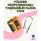 Die Grup Dijital Göstergeli Turbo Taşınabilir Fan – USB Type-C, 3 Serinlik Modu