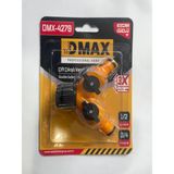 Die Grup DMX-4279 Çift Çıkışlı Vanalı Musluk Adaptörü, 1/2 ve 3/4 Uyumlu, Profesyonel El Aleti