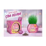 Die Grup Doğum Günü Temalı Çim Adam 6'lı Set – Çocuklar Için Eğitici ve Eğlenceli Bitki Yetiştirme Kiti