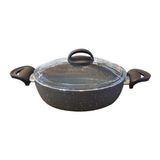 Die Grup Eda ZK-026 32 cm Granit Karnıyarık Pilav Tenceresi