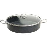 Die Grup Eda ZK-056 Zeyna 32 cm Granit Pilav Karnıyarık Tencere - Ahşap - 1,8 L
