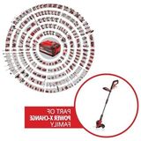 Die Grup Einhell Akülü Kenar Kesme Makinesi Ge-Ct 18/25-1 Li-Solo Power X-Change (18 V, 25 cm Kesim Genişliği, Dönebilen/eğilebilen Motor Başlığı, 20 Plastik Bıçak, 1 Misina Makarası Dahil, Pil Dahil Değildir)