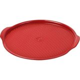 Die Grup Emile Henry Made In France Flame Pizza Taşı, 37,1 x 37,1 Cm, Bordo - 0 - 19 L