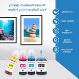 Die Grup Epson 101 Mürekkep Şişesi ile Uyumlu Çoklu Paket, 4'lü