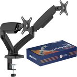 Die Grup Ergomekan F200 Pro 17-34” Ikili Monitör Standı Siyah (Maks: 10KG)