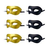 Die Grup Erkek Maskeli Balo Maskesi, Roma Yunan Mitolojik Maske Cadılar Bayramı Noel Cosplay Mardi Gras Partisi Için Uygun (3b + 3g, 6'lı Paket)
