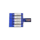 Die Grup Faber-Castell 5 Adet 0.7 mm Kalem Ucu ve 1 Sınav Silgisi 41 Delft Blue Renkli Set