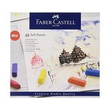 Die Grup Faber-Castell Creative Studio Toz Pastel Boya, 48 Renk, Yumuşak Doku, Yoğun Pigment, Sanatsal Kullanım Için Uygun - 0-Koyu Mavi
