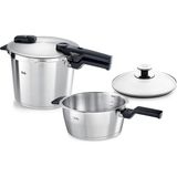 Die Grup Fissler Vitaquick Premium 6+3,5lt Düdüklü Tencere - Ahşap - 1,8 L