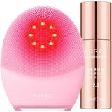 Die Grup Foreo Fresh & Lifted Paketi - Luna 4 Plus Normal Yüz Temizleme Fırçası + Supercharged Serum 2.0, 30ML - Yakın Kızılötesi Işık Terapisi - Yüz Temizleyici Masaj Fırçası - Mikro Akımlı Yüz Bakım Cihazı