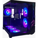 Die Grup Gameforce Bree Light 6×120 mm Fanlı Tuştan A-Rgb E-Atx Oyuncu Bilgisayar Kasası - 130 W