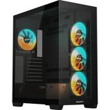 Die Grup Gıgabyte C500P St 50MM Soğutma Mesafeli Rgb Cam Mid-Tower Kasa (Siyah) - 130 W
