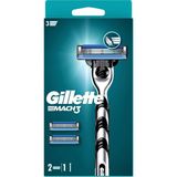 Die Grup Gillette Mach3 Tıraş Makinesi + 2 Adet Yedek Tıraş Bıçağı
