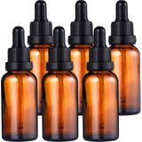 Die Grup Goldge Amber Cam Damlalık Seti 6'lı Cam Şişeler Damlalıklı Kahverengi 30 ml Parfüm, Kolonya, Uçucu Yağlar ve Örnekler Için Mini Şişe - Acı Yeşil - 0 - 1 Yaş