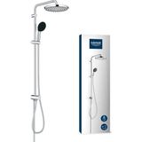 Die Grup Grohe Vitalio Start 250 Yön Değiştiricili Duş Sistemi, 920MM Duvar Dışı Bağlantılı, 2 Akışlı Yuvarlak Tepe Duşu, 2 Akışlı El Duşu, 1500MM ve 500MM Duş Hortumu, Duş Başlığı, Krom, 26989001 - Adaçayı Yeşili