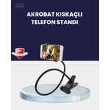 Die Grup Güçlü Mandallı Akrobat Telefon Tutucu Masa Araç Uyumlu