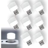 Die Grup Güncelçarşı Mini USB LED Işık, 1W Enerji Tasarruflu, Gece Aydınlatma, Rehber Gece Lambası, Kitap Okuma Lambası Işığı, Küçük Yuvarlak Işıklar (8 Adet) - Çok Renkli