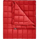 Die Grup Haegs Kamp Battaniyesi - Dış Mekan Hafif Kompakt Seyahat Yorganı Kamp Yürüyüş Outdoor Şal, Battaniye 175-135 cm Kırmızı - 58 x 42 cm - 1 x 32 x 27 cm