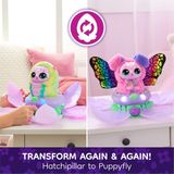 Die Grup Hatchimals Bloomables Puppyfly, Etkileşimli Oyuncak, Sürpriz, Çift Dönüşümlü ve 100'DEN Fazla Ses ve Tepki, 4 Yaşından Büyük Çocuklar Için