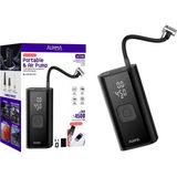 Die Grup Hava Kompresörü, 150 Psı Dijital Göstergeli Oto Kompresör, Araba, Motosiklet, Bisiklet ve Top Için, Taşınabilir Şarjlı Kullanım, Fener Işığı, 4500 Mah Batarya, 3 Farklı Başlık (Psı,kpa,bar,kg/cm²)