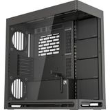 Die Grup Havn Hs 420 Çift Odacıklı Atx Orta Kule Pc Kasası Siyah Hibrit Tasarım, 11X 140MM Fan Yuvaları ve 3x 420MM Radyatör Desteği, Simplicable Kablo Yönetimi, Temperli Cam, Pwm Fan Hub - 130 W