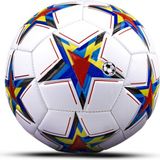 Die Grup Hsport Uefa Şampiyonlar Ligi Futbol Topu Halı Saha ve Beton Zemine Uygun Dikişli Maç ve Idman Topu No:5 (Pompa Hediyeli) (Kırmızı)