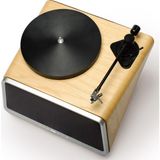 Die Grup Hym Originals Seed Retro Pikap Plakçalar Dahili Bluetooth Hoparlörlü 80W Rms Aux, Rca Çıkışlı All-In-One Hi-Fi Ses Sistemi, Meşe Ağacı - Altın