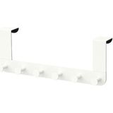 Die Grup Ikea 2 x Enudden 6 Askı, Çelik Kapı Askısı, Beyaz - 00 Bordo
