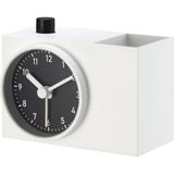 Die Grup Ikea Ökenmarsvın Çalar Saat, Beyaz, 11X6X9 cm - Ahşap - Bej - Siyah