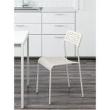 Die Grup Ikea Sandalye, Sandsberg, Beyaz - Acı Kahverengi