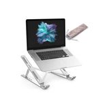 Die Grup ILKA07 Taşınabilir 7 Kademeli Laptop Stant Bilgisayar Stant Notebook Stant Tüm Laptoplarla Uyumlu Bilgisayar Standı Taşınabilir Metal Kaymaz Stant Dizüstü Bilgisayar Stantı