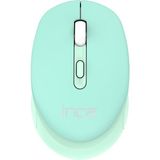 Die Grup Inca IWM-243RM Kablosuz Fare, 2,4 Ghz USB Nano Alıcılı | Sessiz Tıklamalar | Ergonomik Tasarım | 800/1200/1600 Dpı Optik Kablosuz Fare | Pc, Dizüstü Bilgisayar, Mac ile Uyumlu | Nane Yeşili - Adaçayı