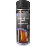 Die Grup Isıya Dayanıklı Mat Siyah Sprey Boya, 400 ml - 10 Adet - (DipCamo)Charcoal-White