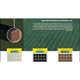 Die Grup Kahverengi Keçe Masa Sandalye Koruma Pedleri - Kare 120X240MM - Çok Renkli