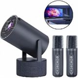 Die Grup Karaoke Mikrofonlu Akıllı Projeksiyon Cihazı Wifi Bluetooth Destekli